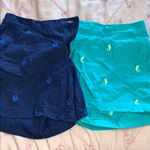 2 pairs of Old Navy pattern Shorts